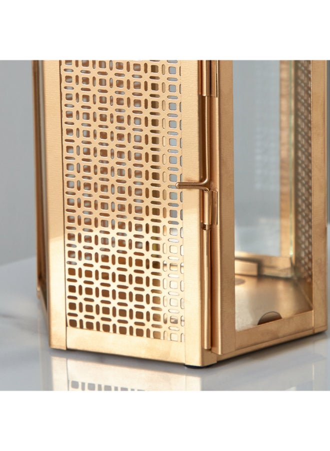 Home Box فانوس ديكوري معدني إيسابا - 16x16x38 سم - Image 5